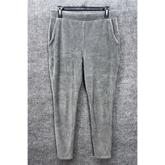 Lands' End Pants - Lands’ End Corduroy Pull On Pants Womens Medium Tall Gray Skinny Knit Leggings